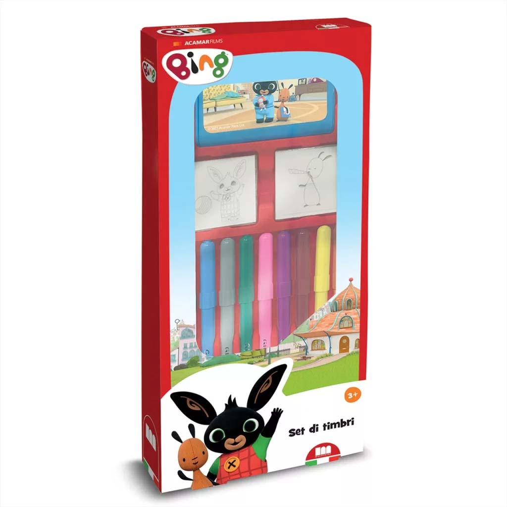 Bing nyomdakészlet filcekkel 9db-os szett - Multiprint kép 1