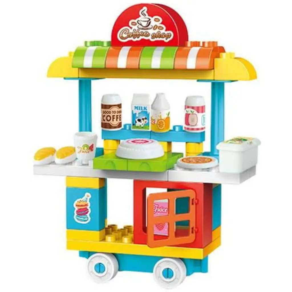 Blocks Gurulós kávézó építőjáték szett 61db-os kép 2