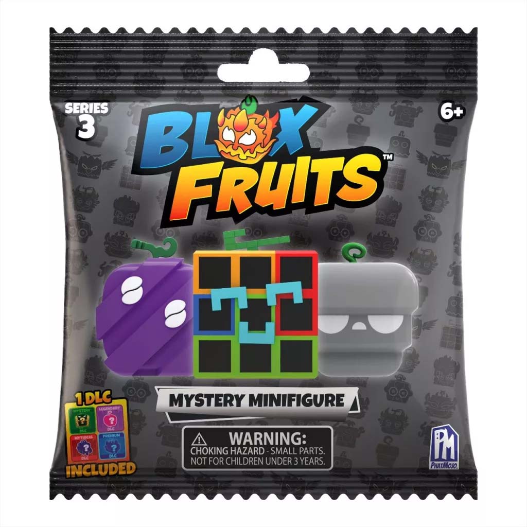PhatMojo Blox Fruits meglepetés mini figura 3. széria DLC kóddal