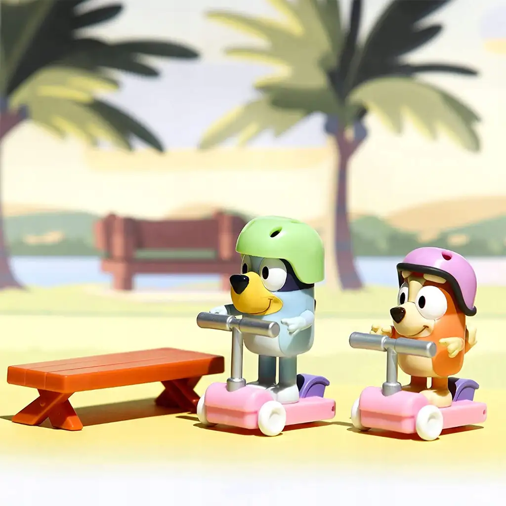 Bluey: Bluey és Bingo roller móka figura szett kép 3