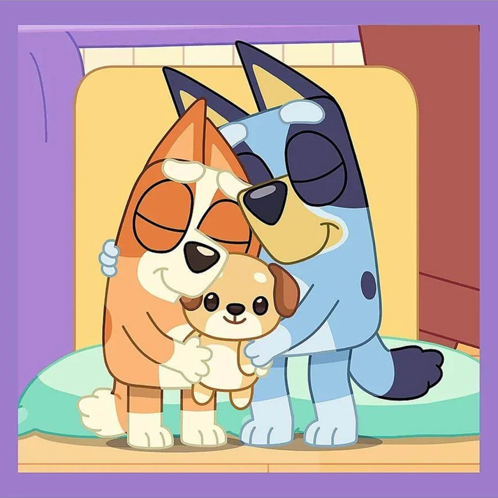 Bluey 3 az 1-ben 20-36-50db-os puzzle - Trefl kép 2