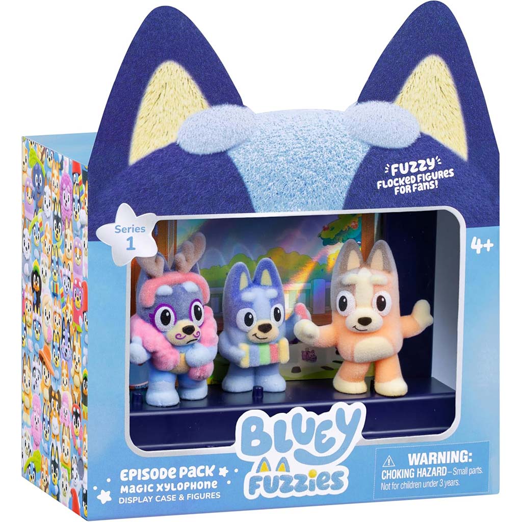 Bluey Fuzzies Epizód 3db-os szett - Mágikus xilofon kép 1