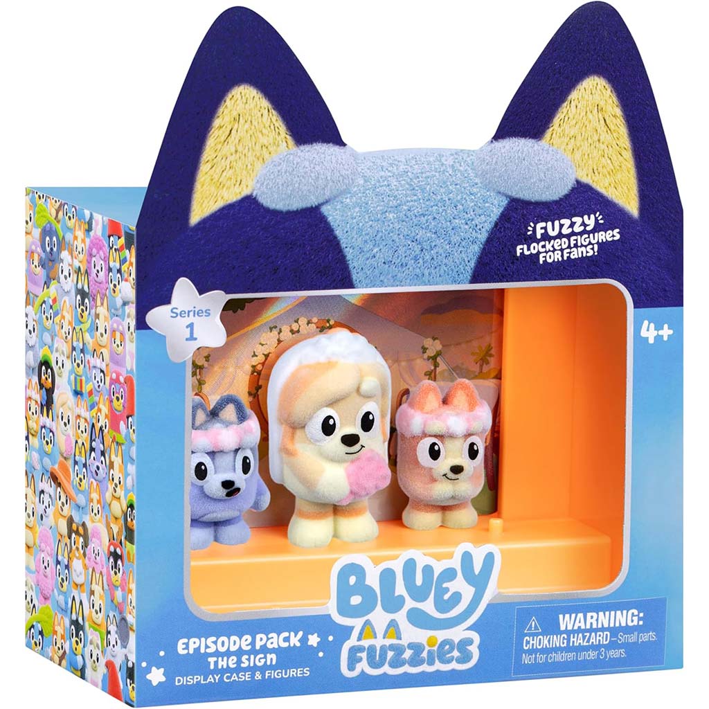 Bluey Fuzzies Epizód 3db-os szett - A jel kép 1