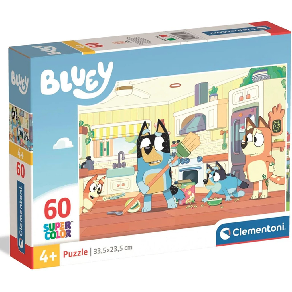 Bluey a konyhában 60db-os Supercolor puzzle - Clementoni
