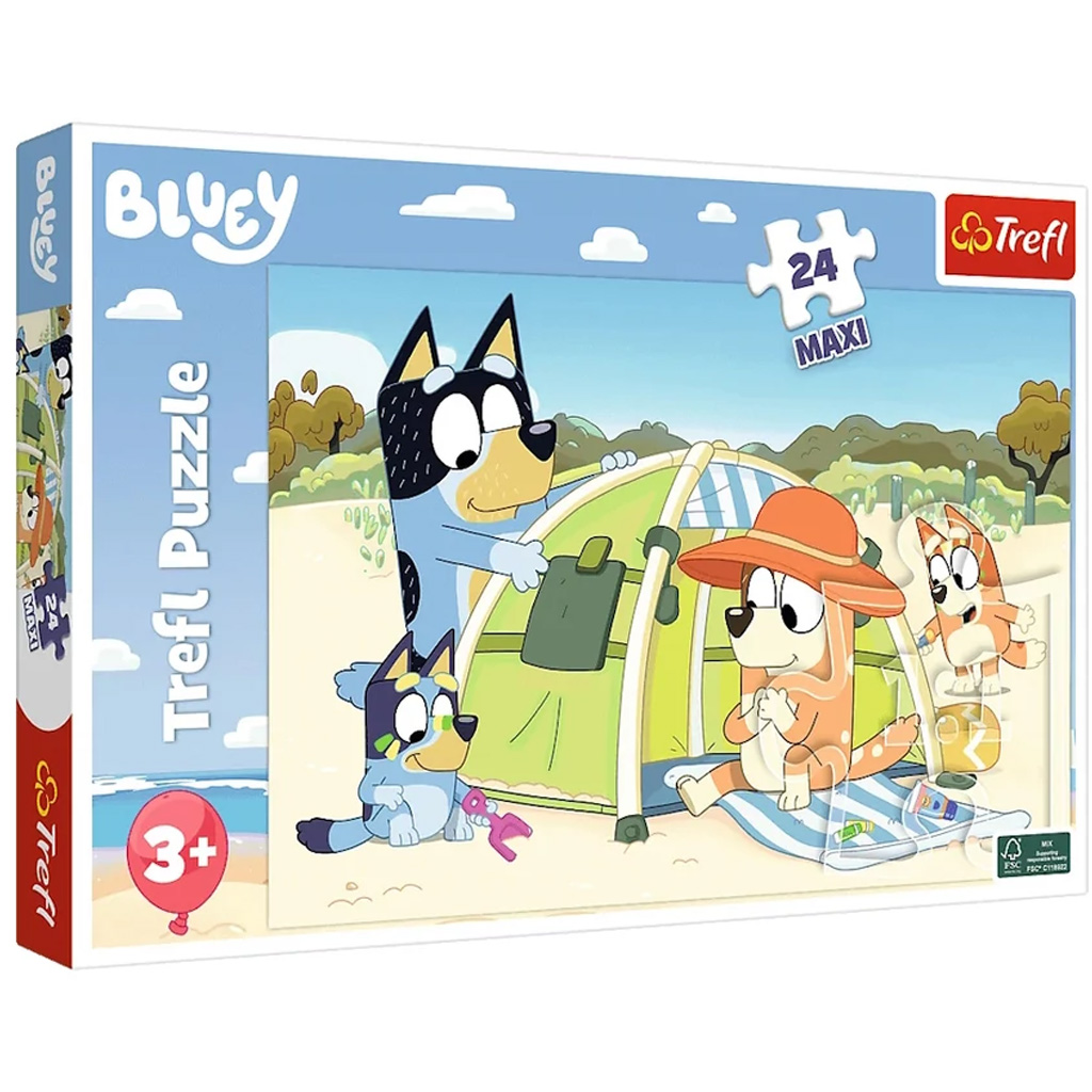 Bluey csodálatos napja 24 db-os Maxi puzzle - Trefl