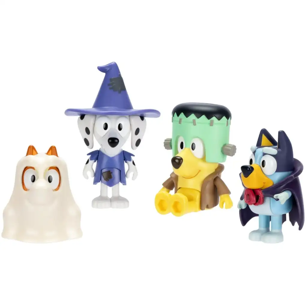 Bluey: Halloween 4db-os figura szett kép 2