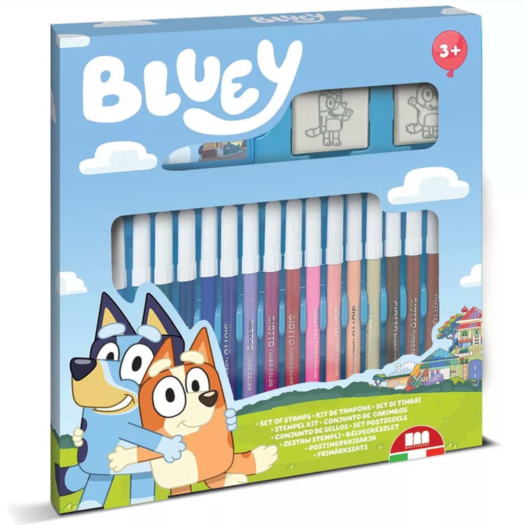 Bluey nyomdakészlet filcekkel 18db-os szett - Multiprint