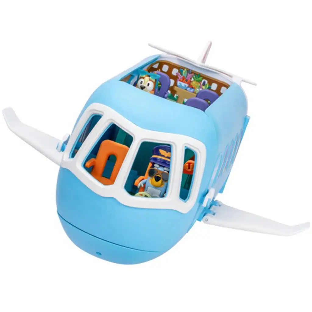 Bluey: Repülőgép játékszett karakter figurákkal és kiegészítőkkel kép 3