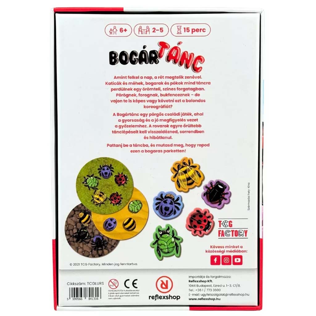 Bogártánc oktató játék kép 2