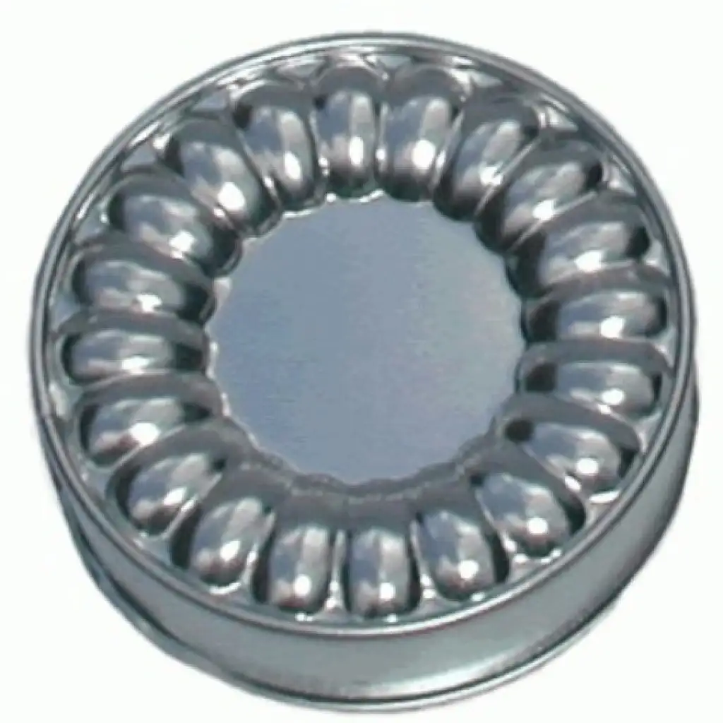 Bordás fém süteményforma 12cm-es kép 1