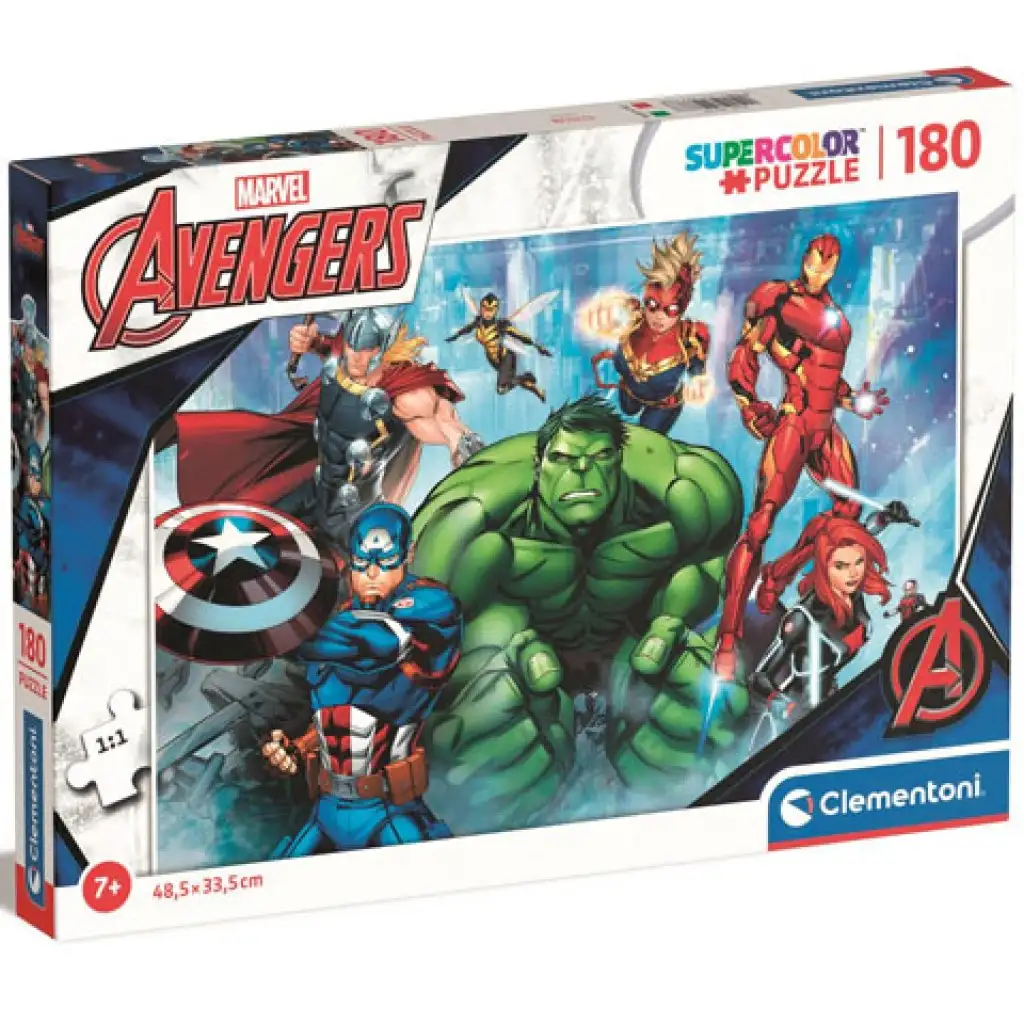 Marvel: Bosszúállók Supercolor puzzle 180db-os - Clementoni