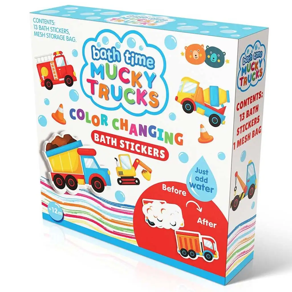 Buddy&Barney: Tapassz a csempére színváltós szett - Munkagépek