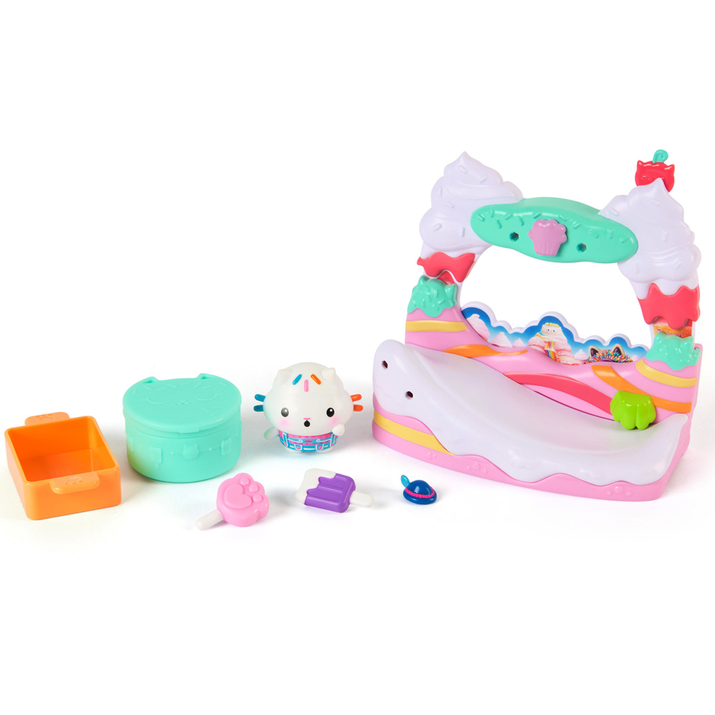 Gabi babaháza Mozi: Süti cica édesség erkélye játékszett - Spin Master kép 3