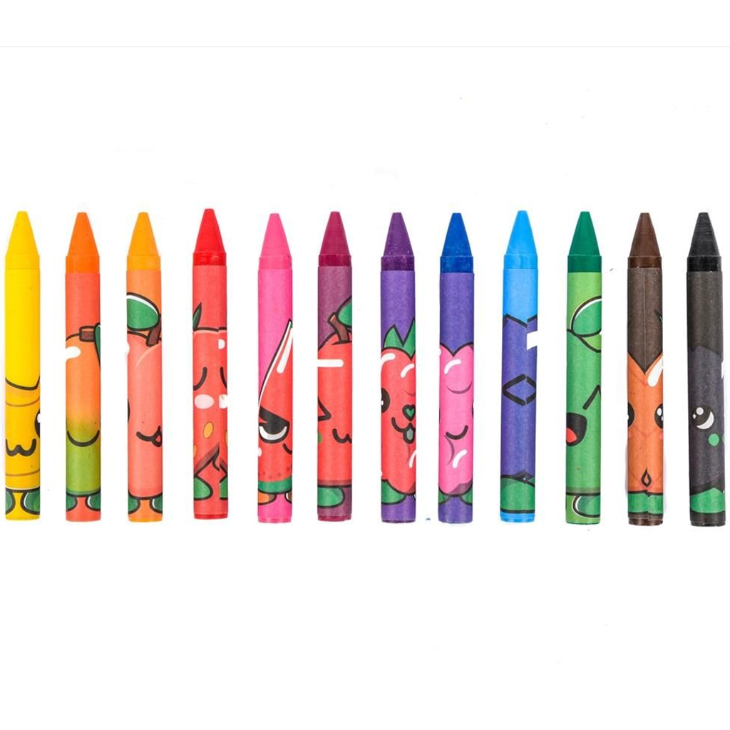 Canenco: FruitySquad 12db-os illatos zsírkréta készlet kép 2