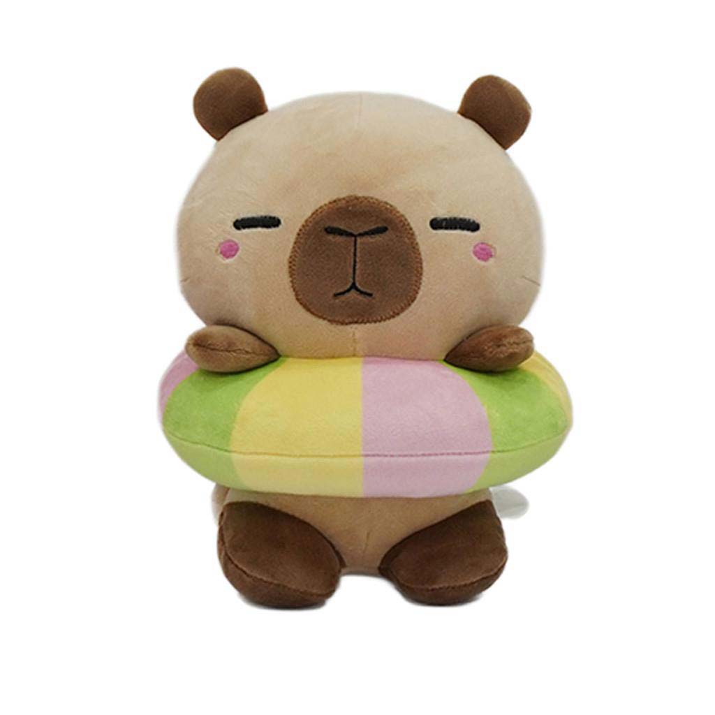 Luna: Squishcuties Capybara plüss színes fánkban 21cm kép 2
