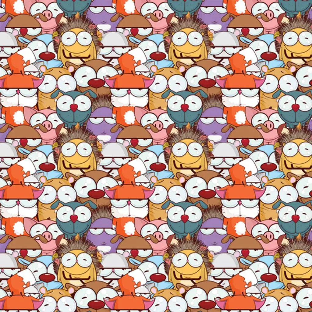 Cardex: Cartoon állatkák csomagolópapír 100x70cm