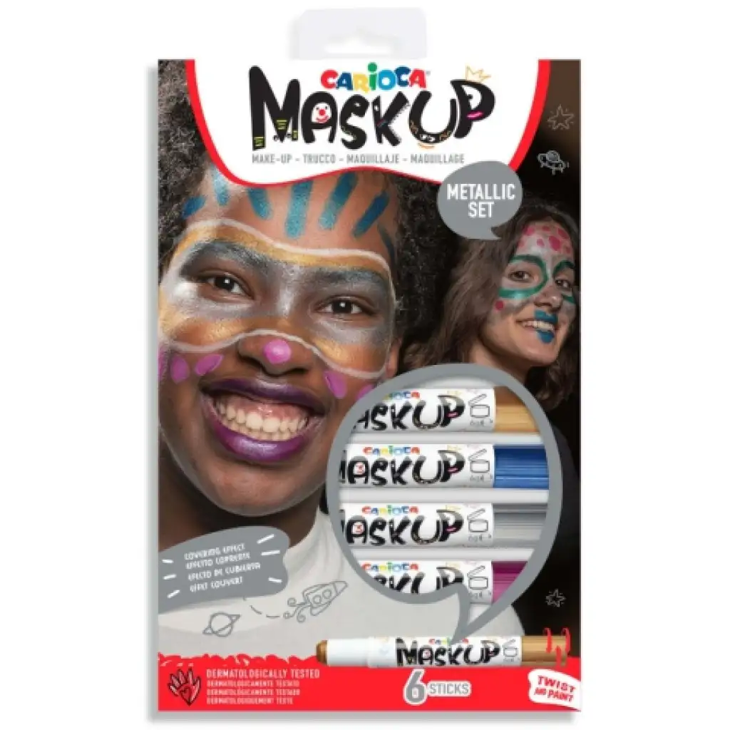MaskUp Metallic 6db-os arcfestő szett - Carioca