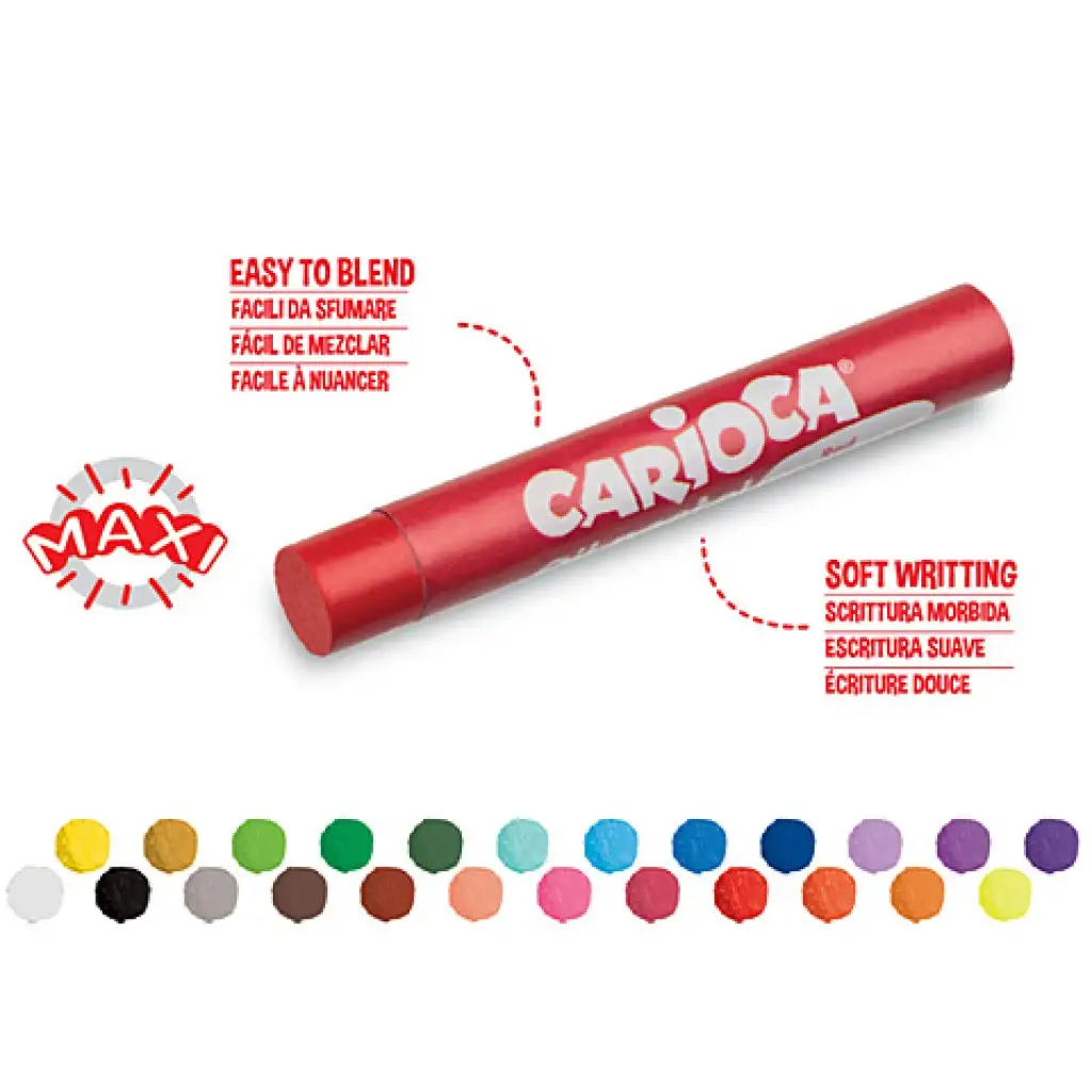 Carioca: Maxi Olajpasztell kréta szett 24db-os kép 2