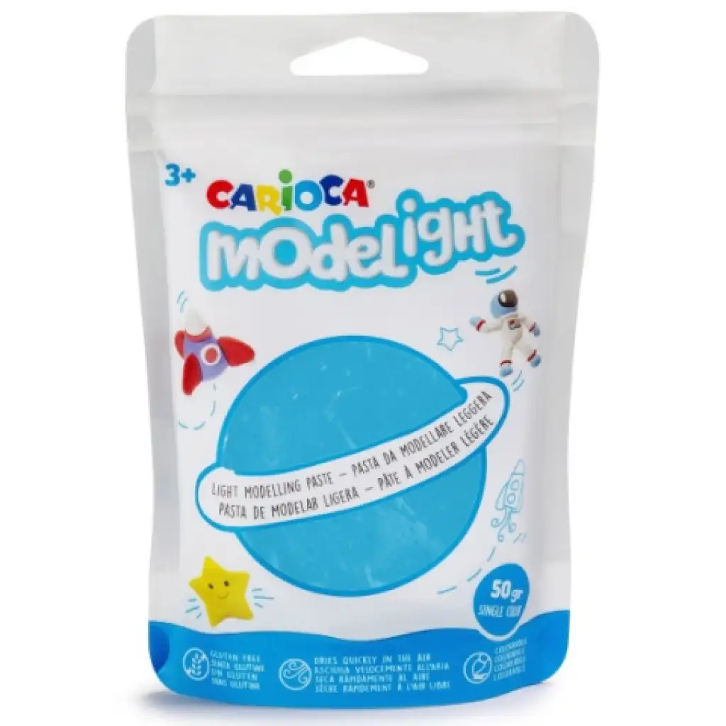 Modelight 50g-os világoskék gyurma - Carioca
