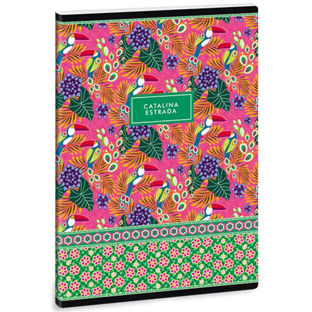 Ars Una: Catalina Estrada trópusi extra kapcsos sima füzet A/5 kép 1