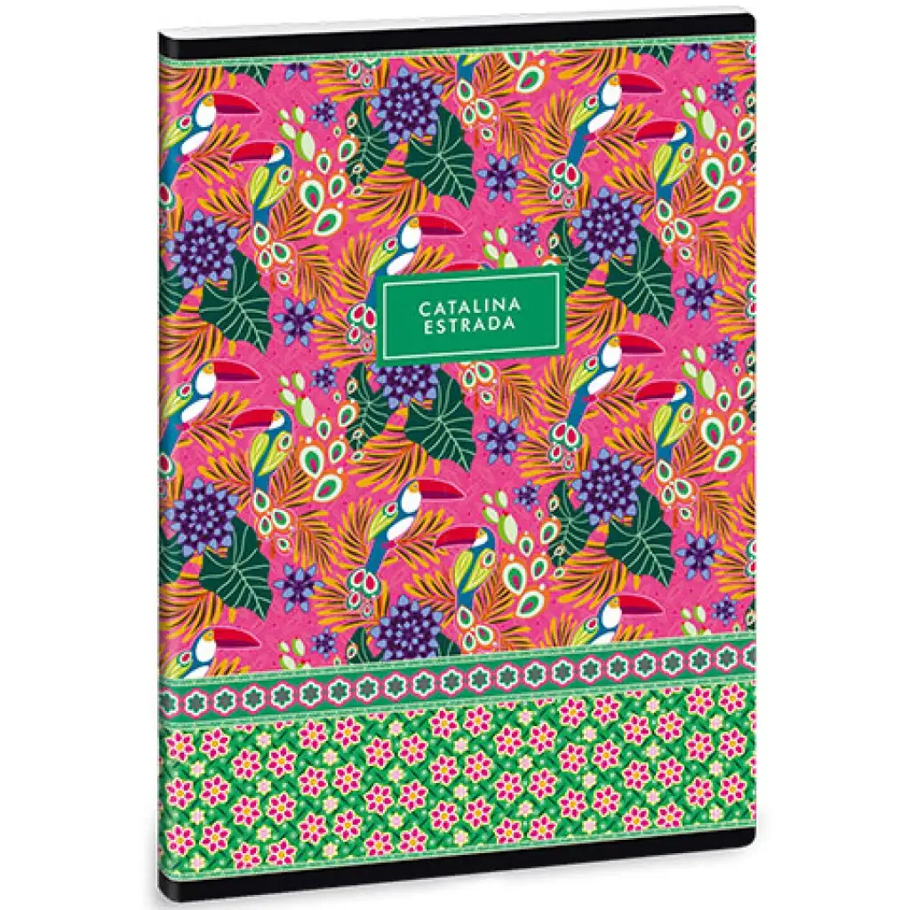 Ars Una: Catalina Estrada trópusi extra kapcsos vonalas füzet A/5