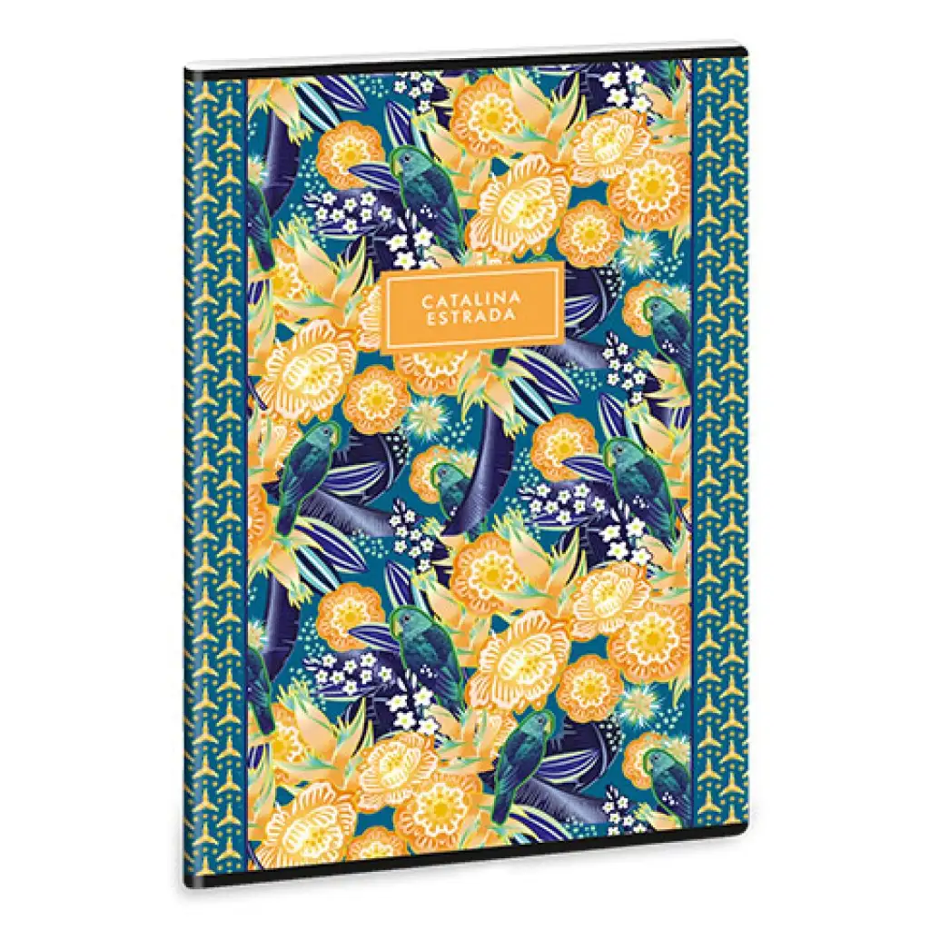 Ars Una: Catalina Estrada Parrot Tropical A/4-es extra kapcsos sima füzet