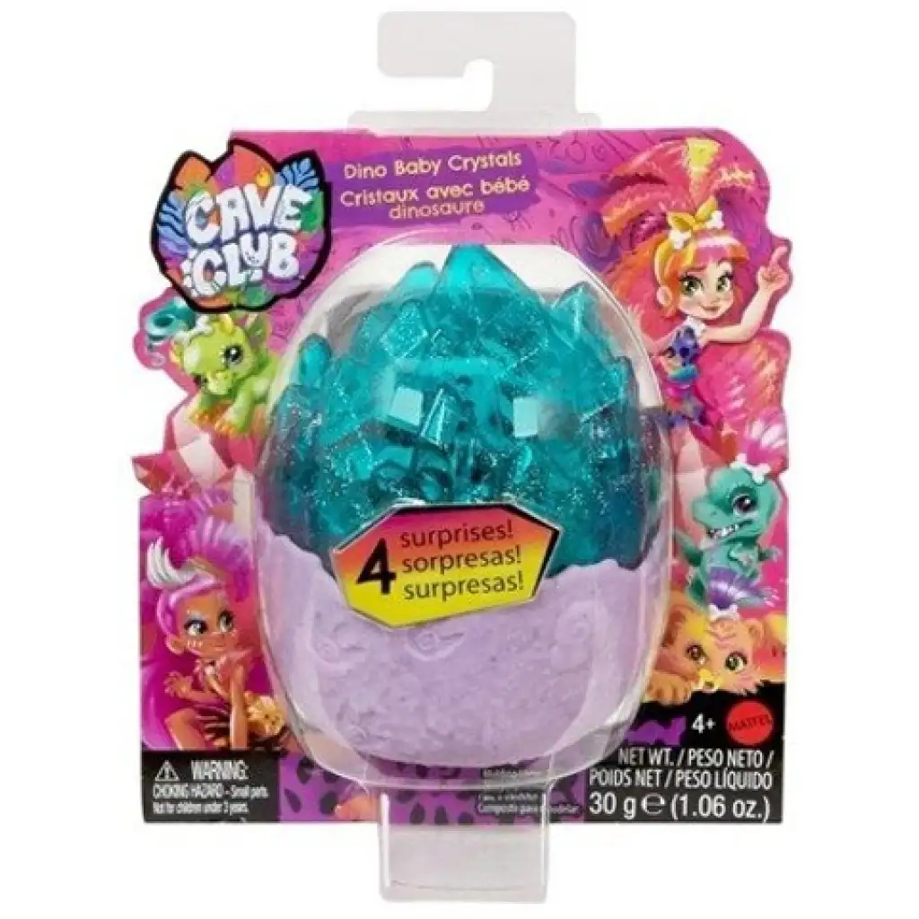 Cave Club: Meglepetés őslények kristály tojásban többféle változatban - Mattel