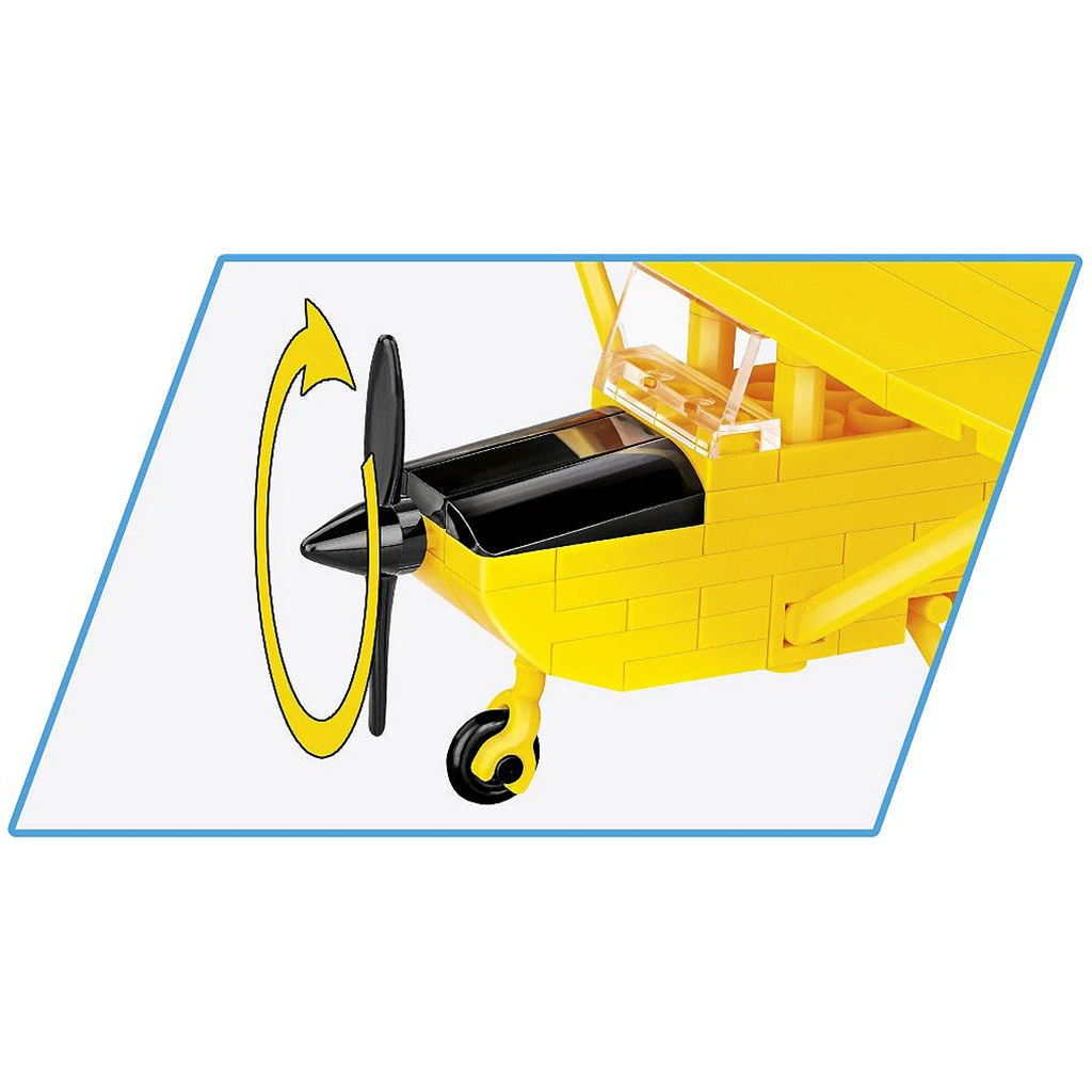 COBI: Cessna 172 Skyhawk sárga építőjáték (26621) kép 3