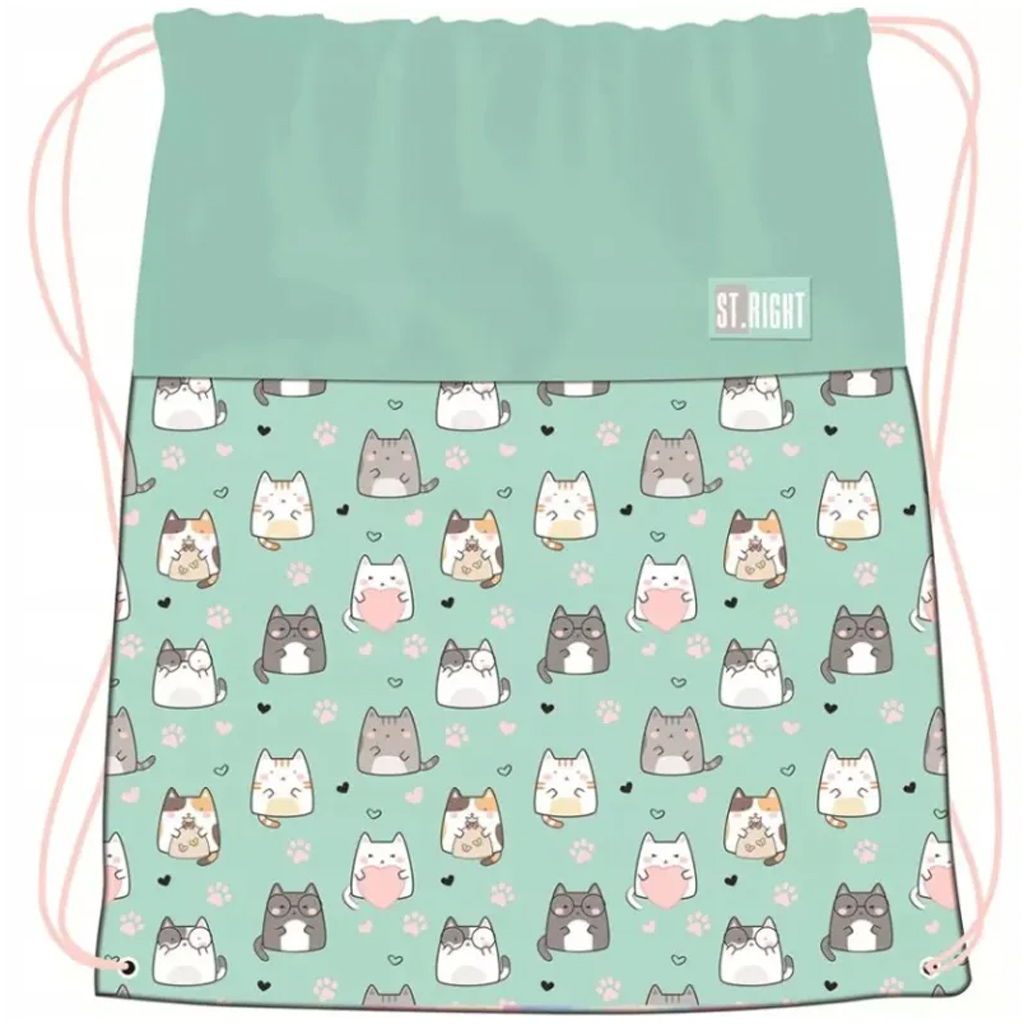 St.Right Charming Cats tornazsák, sportzsák 34x43cm