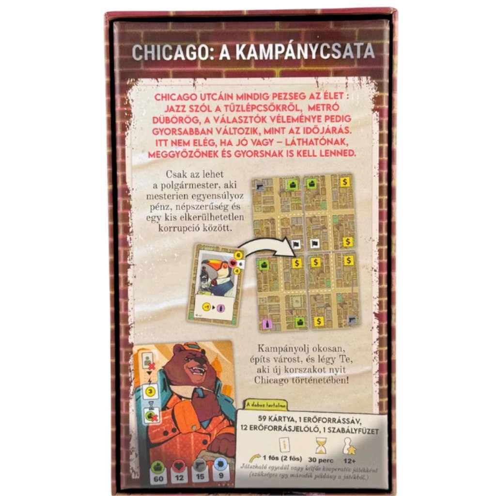 Chicago: A kampánycsata társasjáték kép 2
