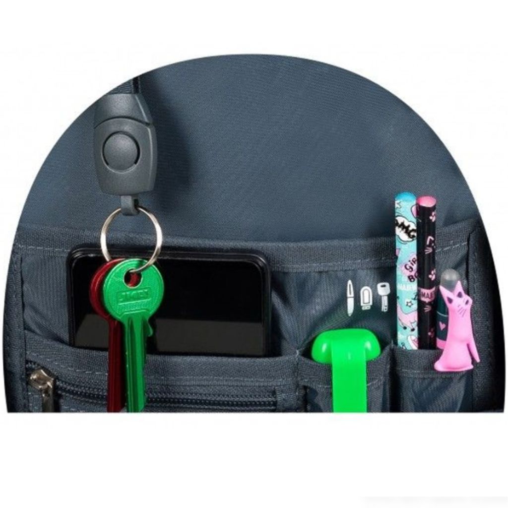 St.Right Silver Cats iskolatáska, hátizsák BP01 43x32x21cm kép 2