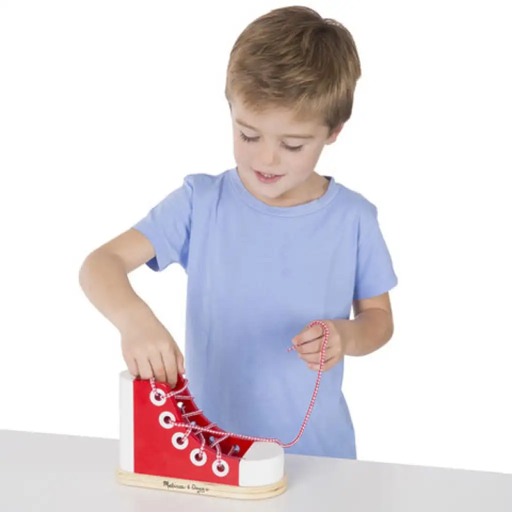 Cipőfűzés fa készségfejlesztő - Melissa & Doug kép 3