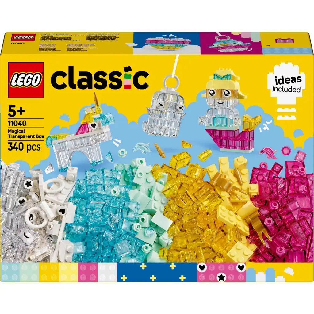 LEGO® Classic: Átlátszó bűvös kockák (11040)