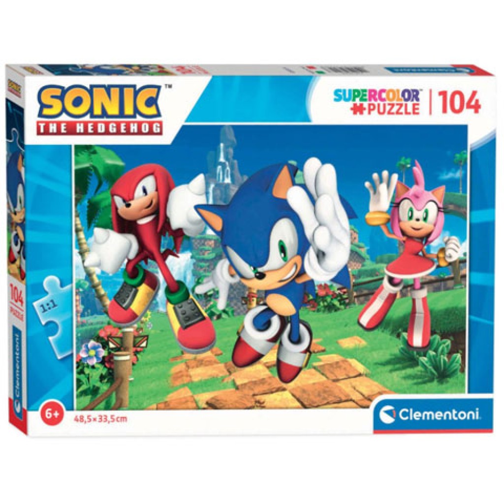 Sonic 104db-os Super Color Puzzle - Clementoni kép 1