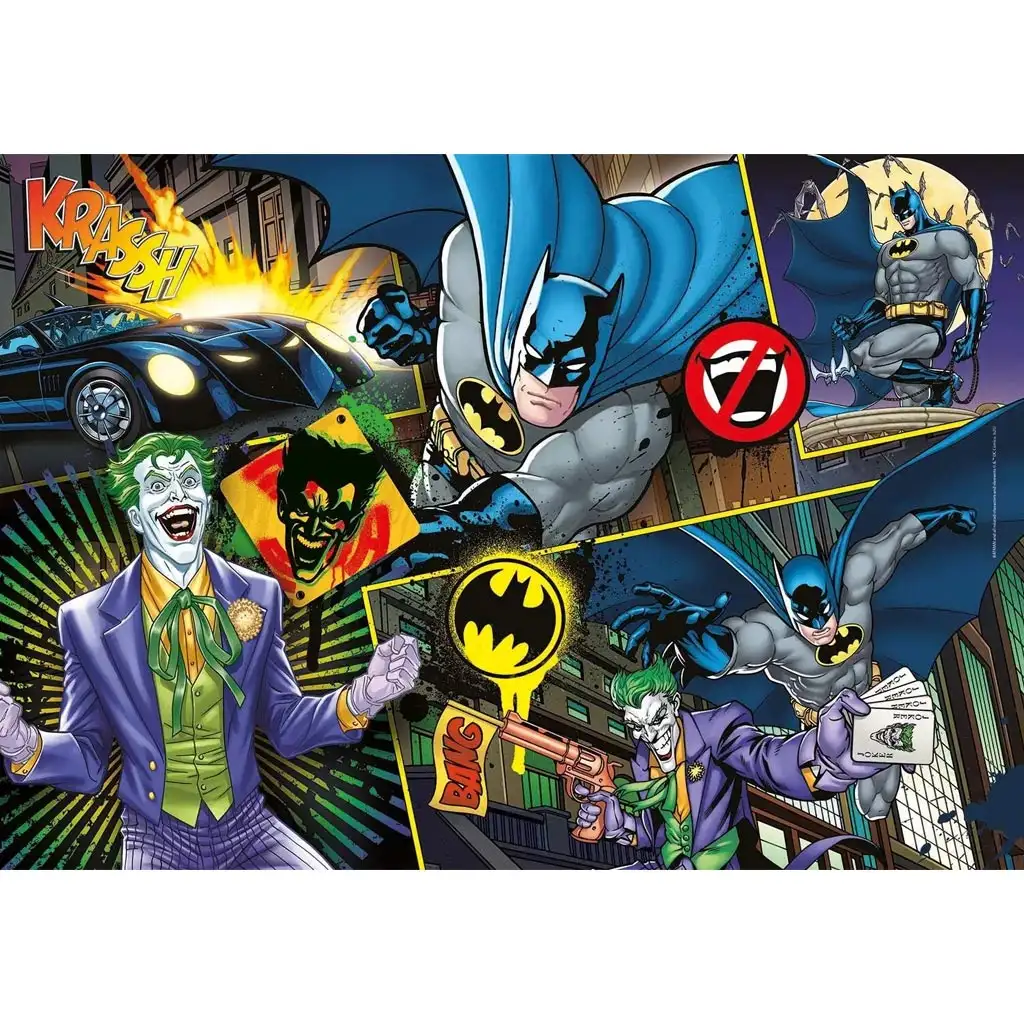 Batman vs. Joker 104db-os supercolor puzzle - Clementoni kép 2