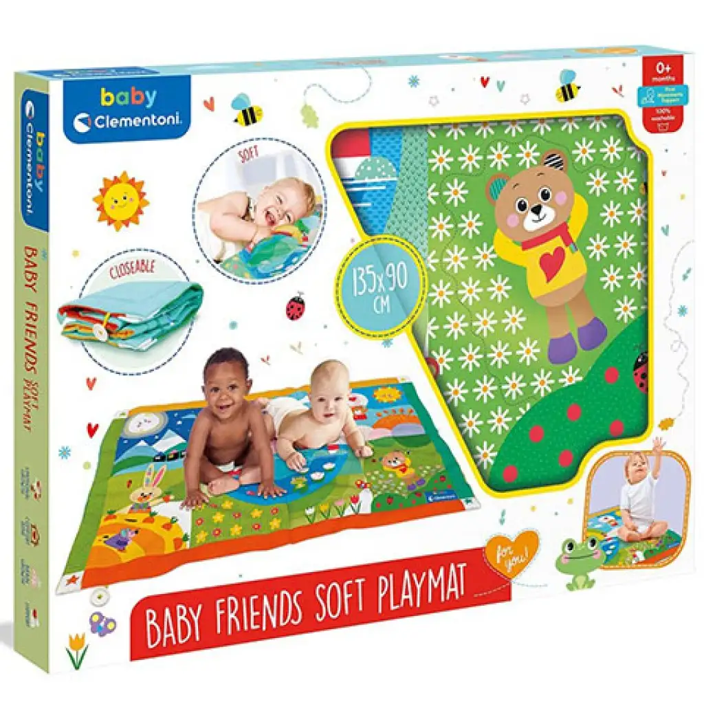 Állatos játszószőnyeg 135x90cm - Clementoni baby