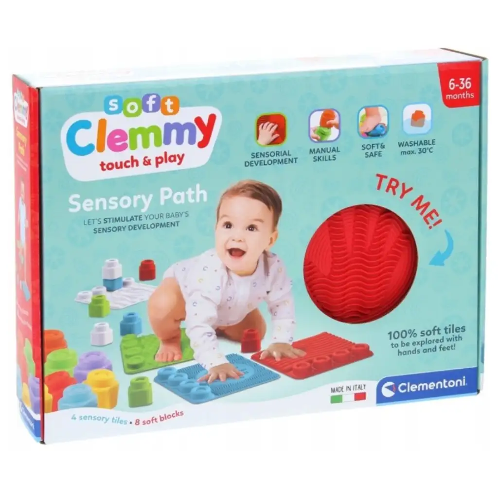 Clemmy puha játszószőnyeg és építőkocka szett - Clementoni