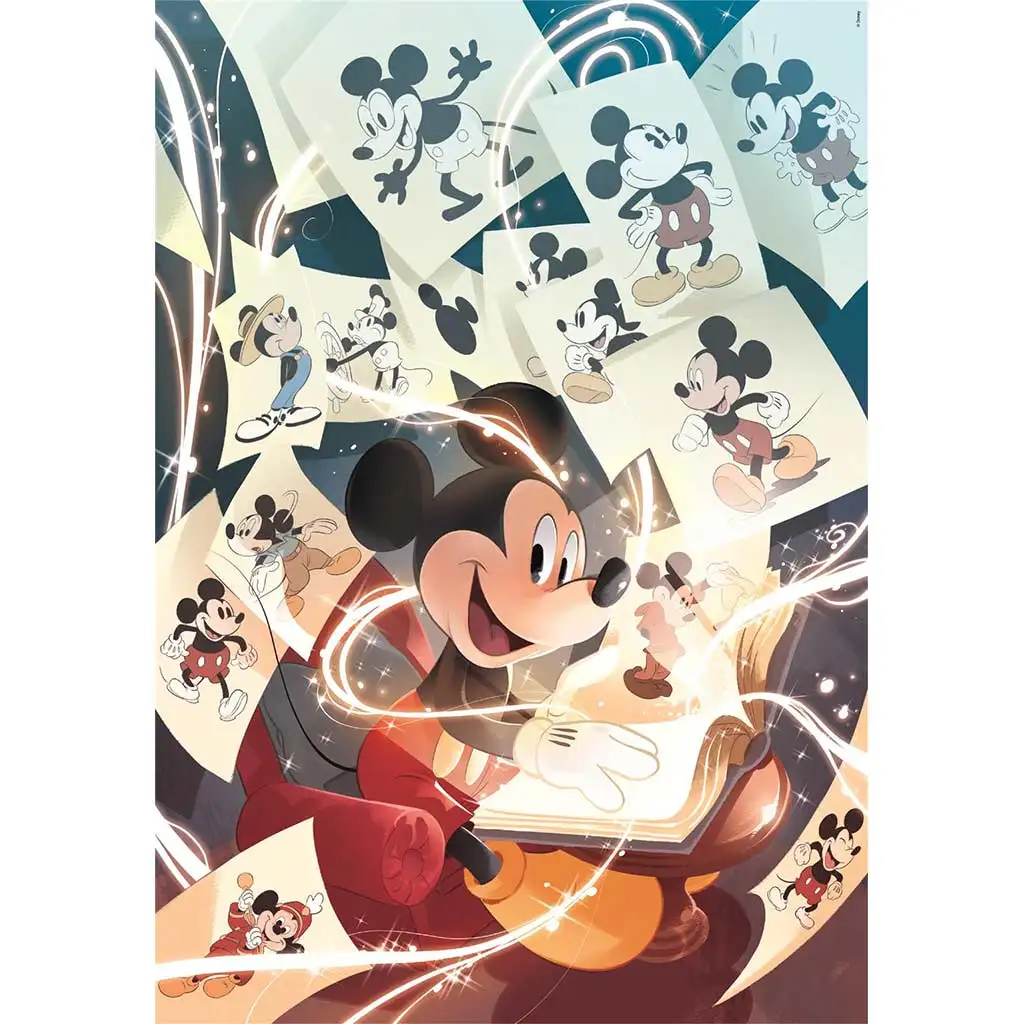 Disney: Mickey Egér klasszikus 1000db-os Compact puzzle 50x70cm - Clementoni kép 2