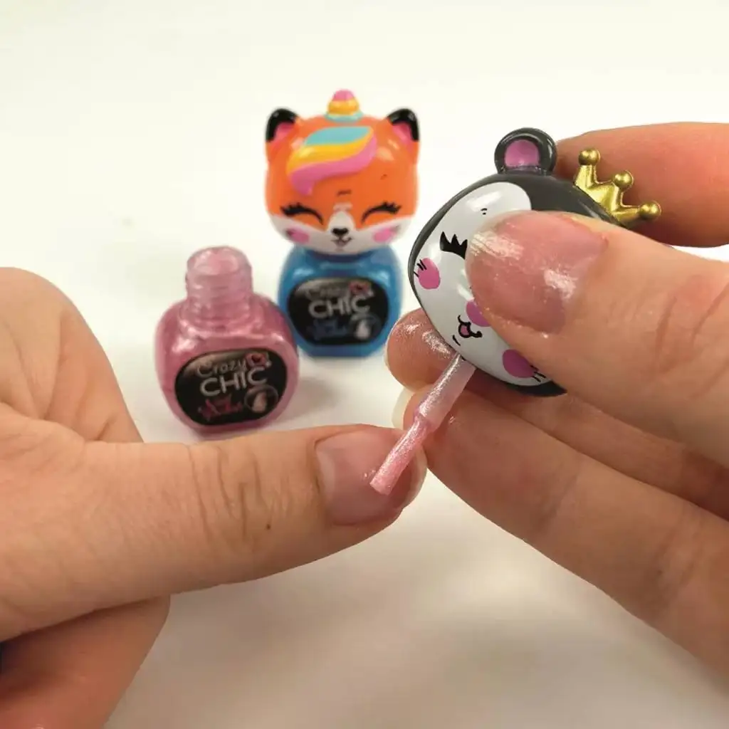 Crazy Chic: Állatfejes körömlakk készlet - Clementoni kép 4