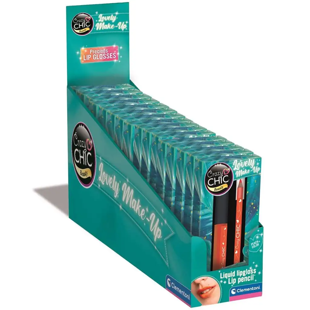 Crazy Chic: Tropical Vibe szájfény és ajakceruza 1db - Clementoni