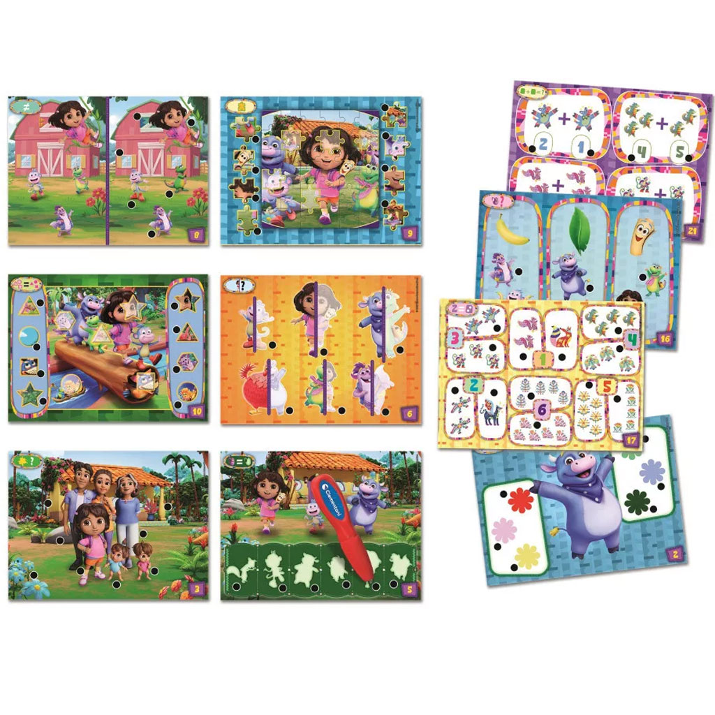 Dóra a felfedező Quizzy interaktív játékszett - Clementoni kép 3