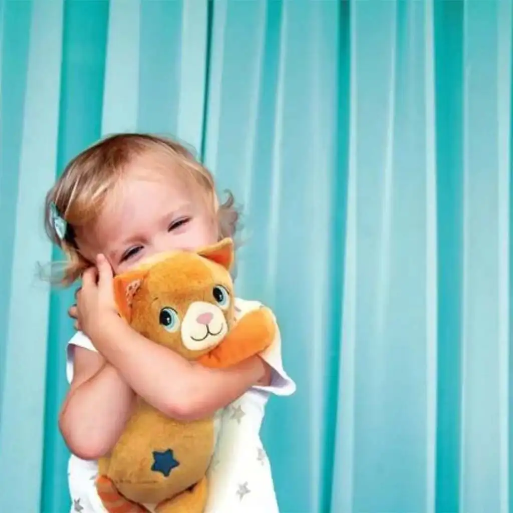 Clementoni Baby: Ron-Ron elalvást segítő doromboló plüss cica kép 5