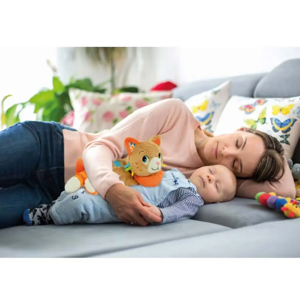 Clementoni Baby: Ron-Ron elalvást segítő doromboló plüss cica kép 6