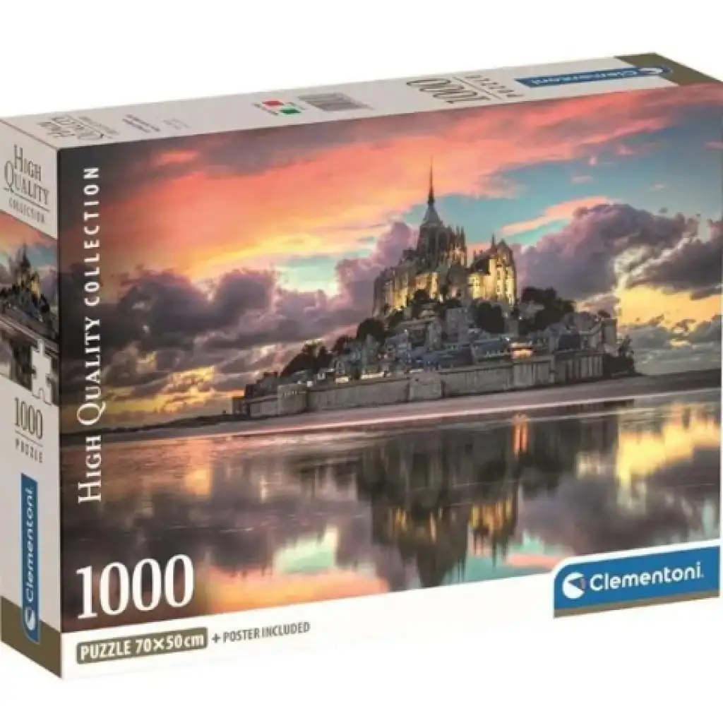 A csodálatos Mont Saint-Michel HQC 1000db-os puzzle poszterrel - Clementoni