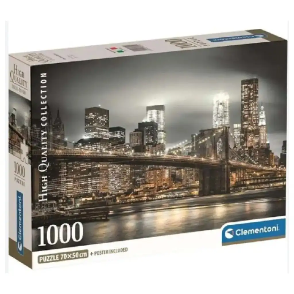 New York látkép HQC 1000db-os puzzle poszterrel - Clementoni