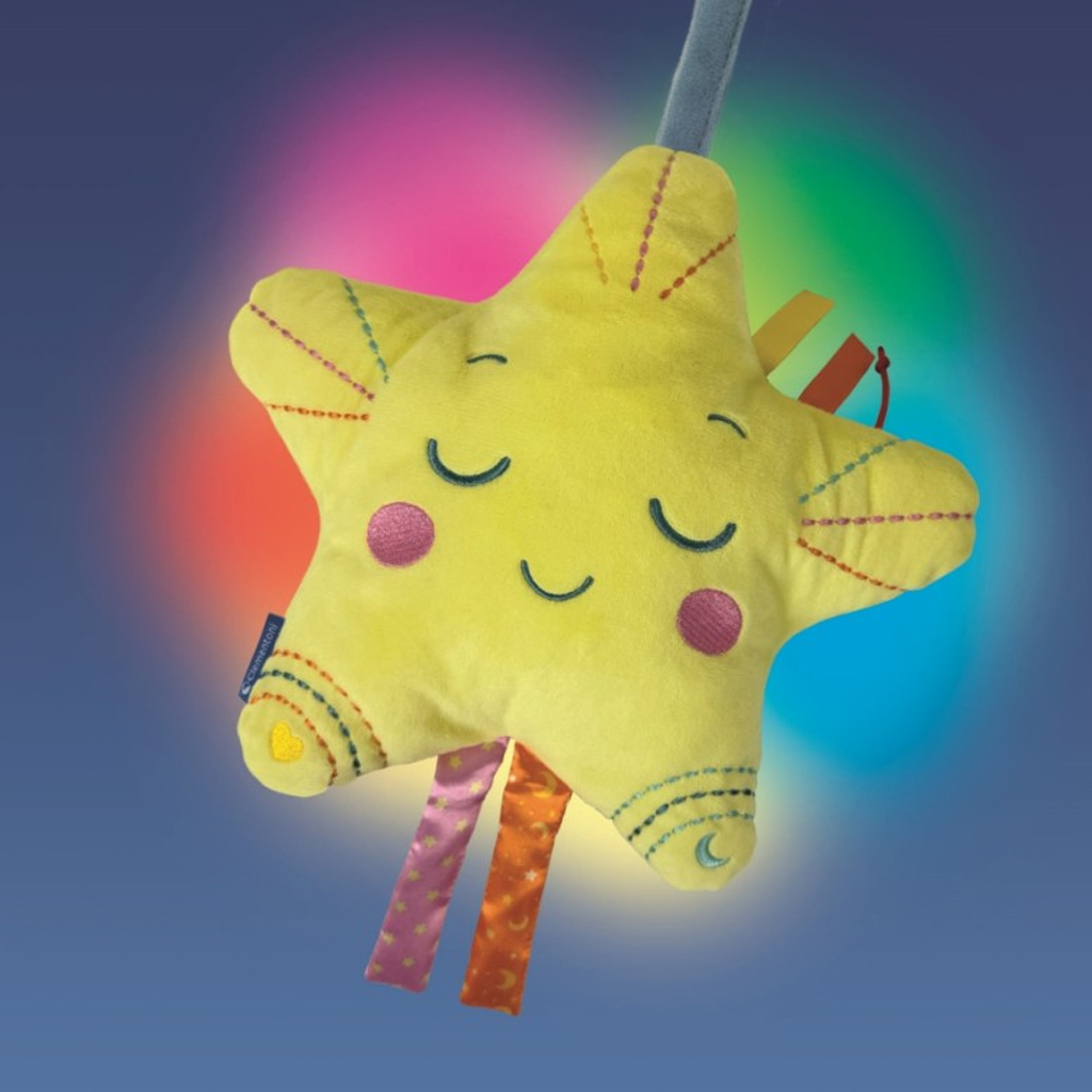 Jó éjt csillag plüss éjszakai világítás hanggal - Clementoni baby kép 3