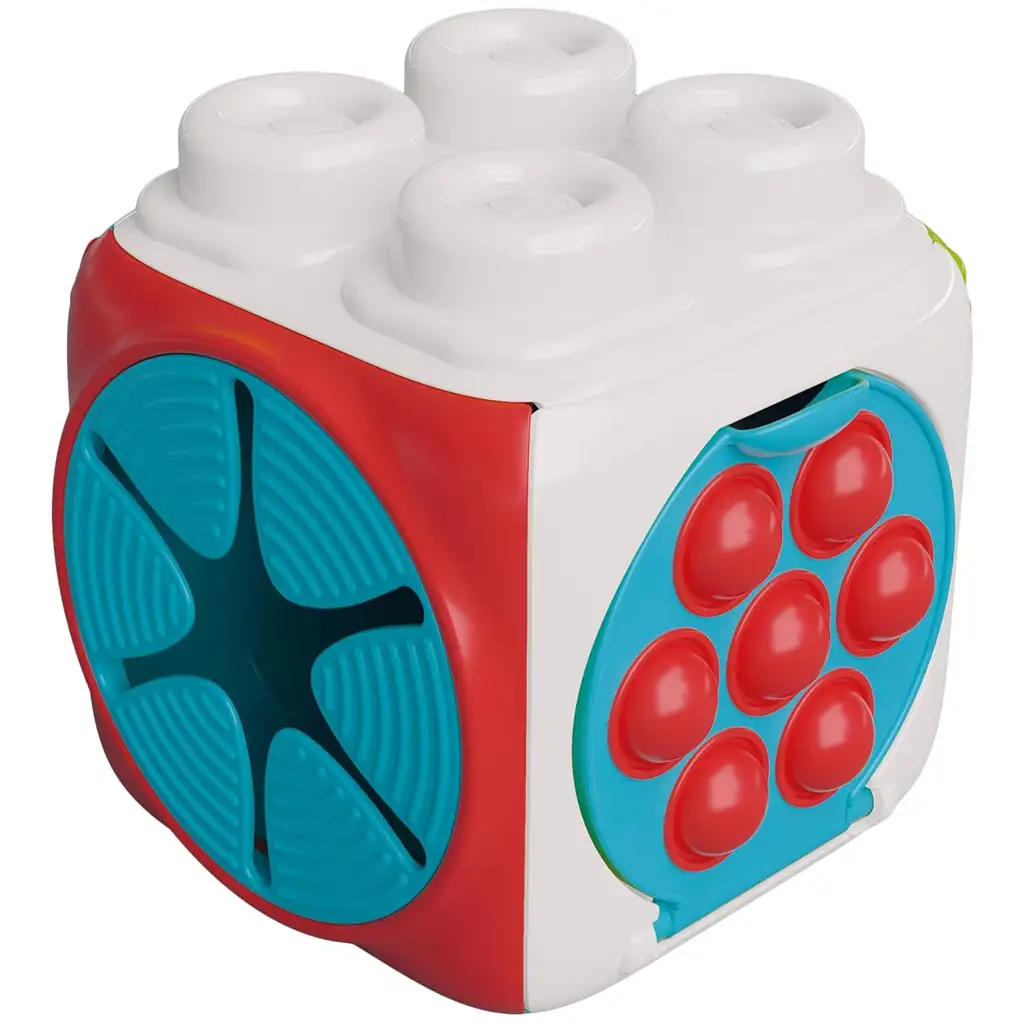 Készségfejlesztő puha kocka bébijáték - Clementoni kép 2