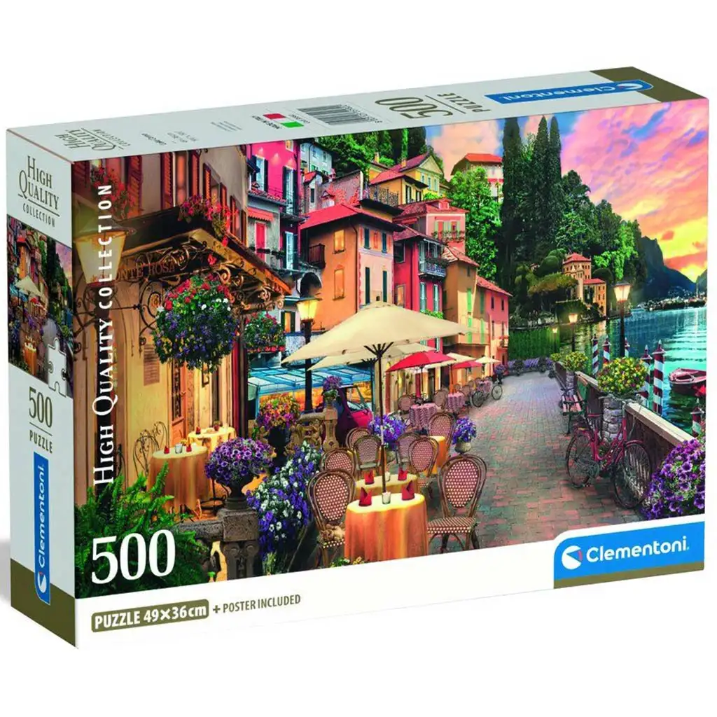 Como tó, Olaszország HQC 500 darabos puzzle - Clementoni
