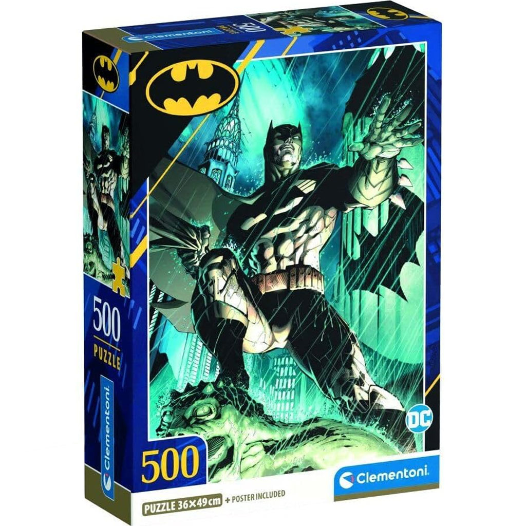 DC Comics Batman az esőben 500db-os puzzle - Clementoni