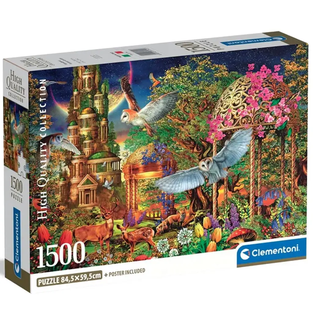 Erdei fantáziakert 1500db-os HQC kompakt puzzle - Clementoni